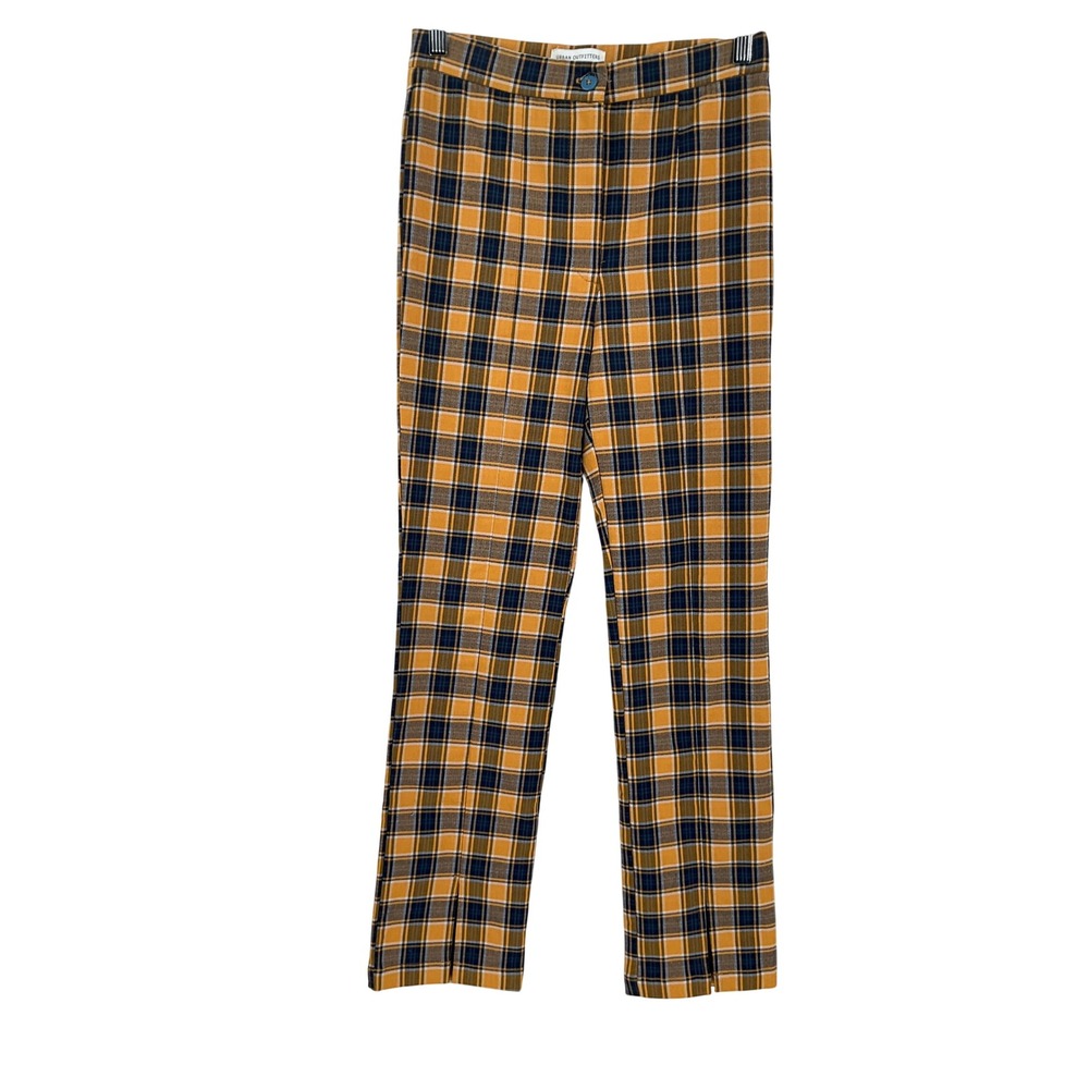 Urban Outfitters Plaid Trousers Womens UK 4 Edgy Punk 90s Style Indie Streewear